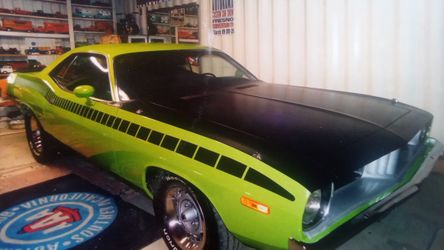 MOPAR ORIGINAL HOOD 1970 to 1974 BARRACUDA CAR