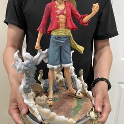 Large One Piece Luffy Figure Statue