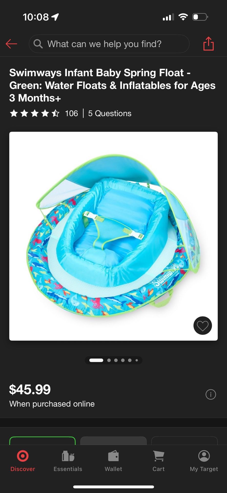 Baby Swimways Plus Floaties