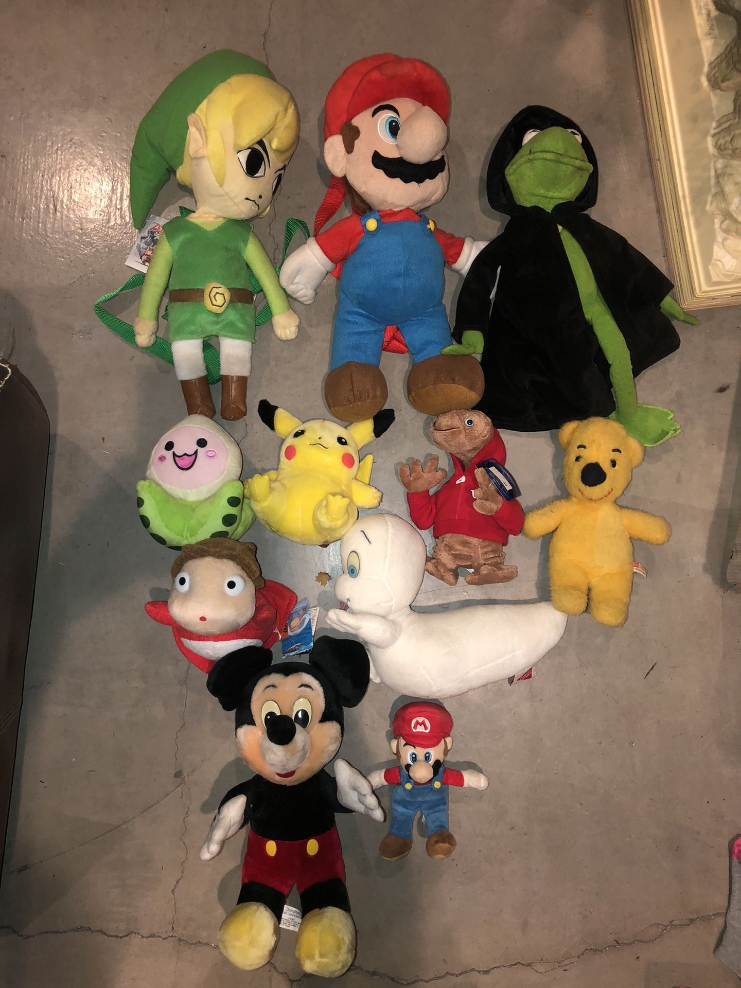 Plushies Mostly Vintage And A Few Newer Some New With Tags
