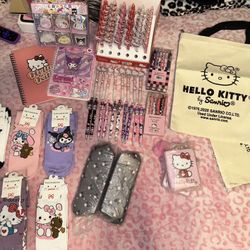 Hello Kitty And Kuromi Stationery