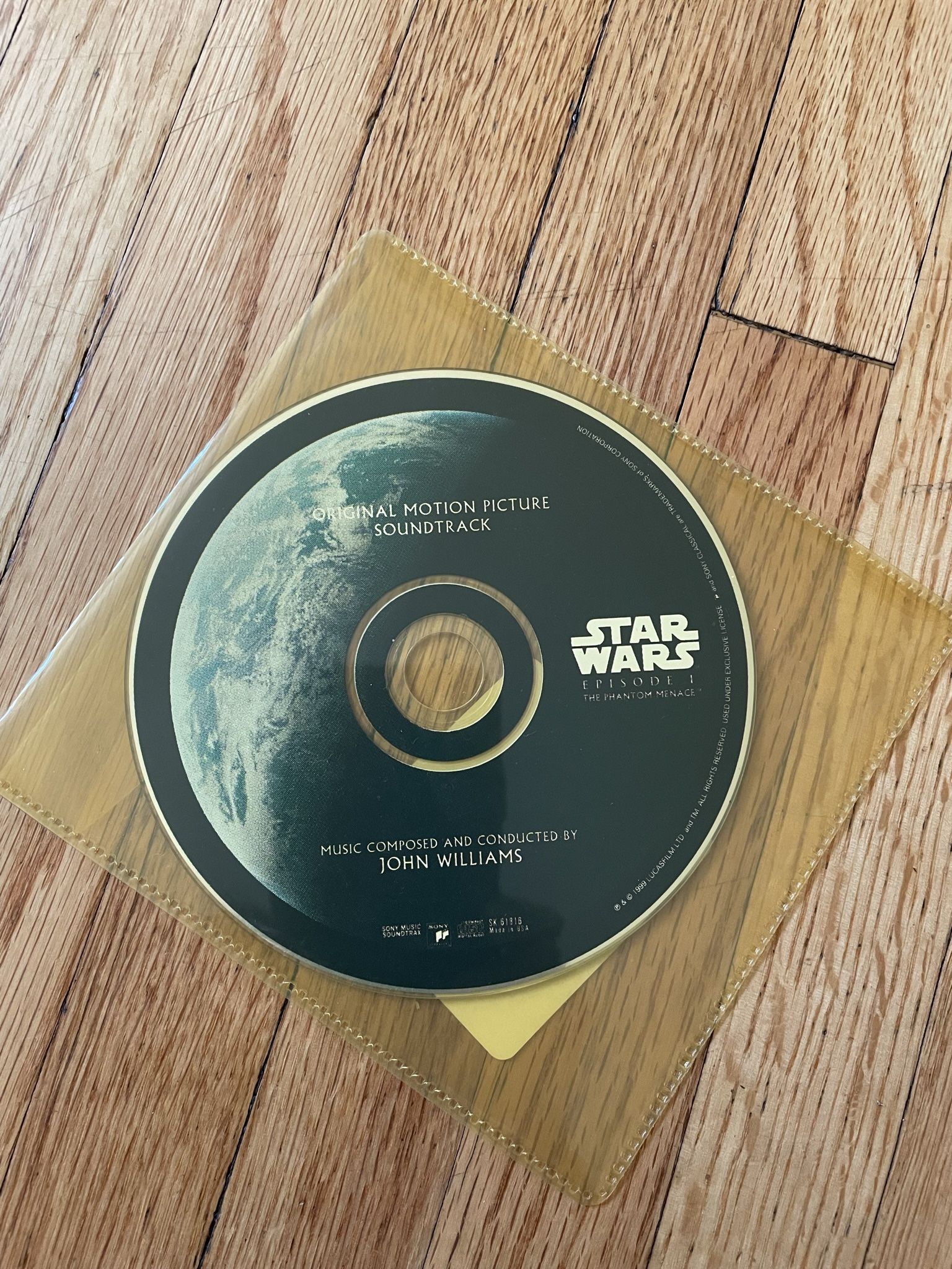 Star Wars Episode 1 The Phantom Menace Soundtrack CD