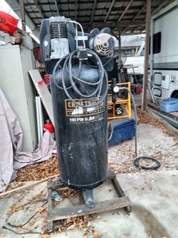 Husky Air Compressor Two Stage Performance 175 PSI Asking $350 Just Finished Using It And It Works Great I Have No Need For It Selling It Cleaning Up