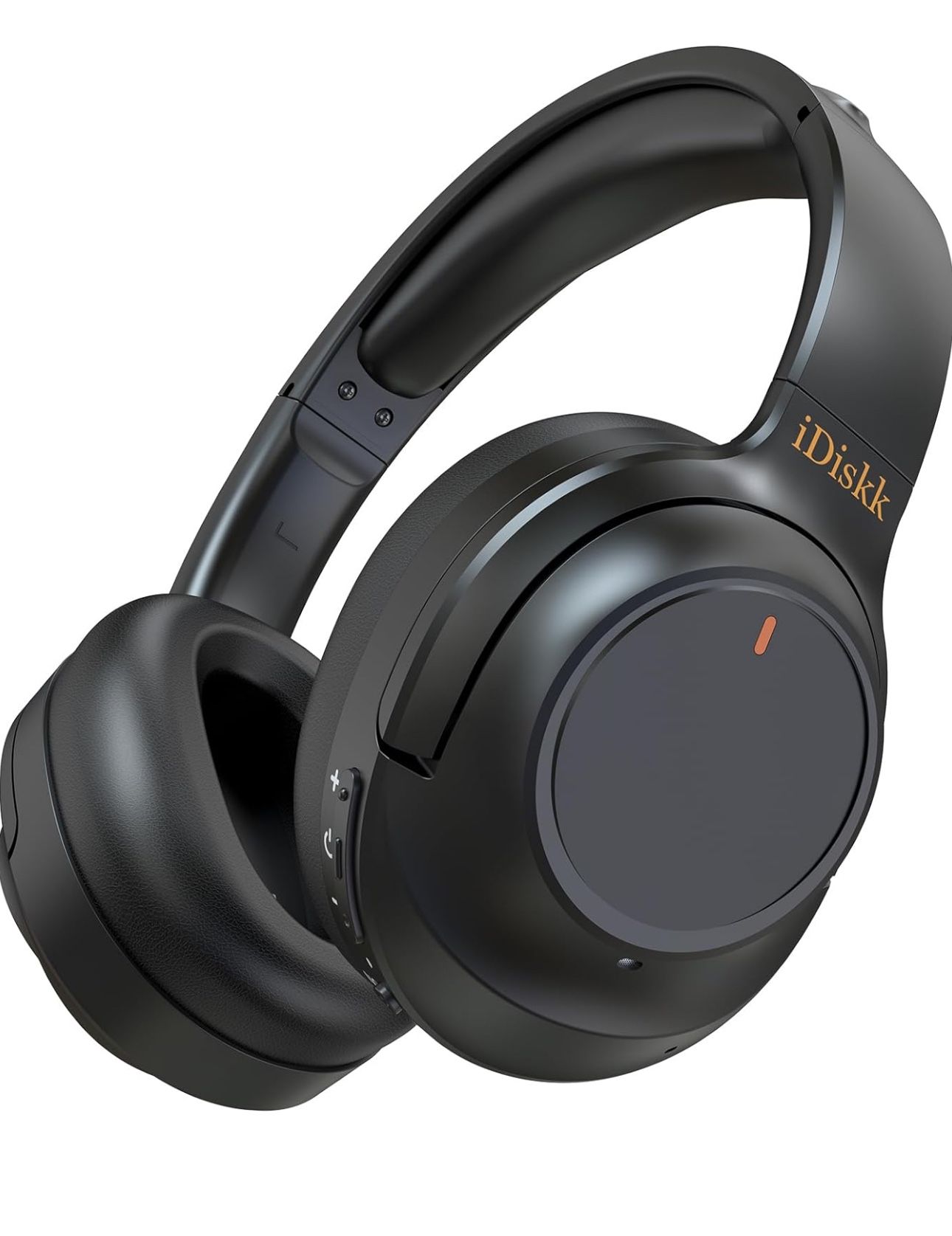 Hybrid Active Noise Cancelling Bluetooth Headphones,Over Ear Wireless Headphones Noise Cancelling with Deep Bass,60H Playtime,Hi-Res Audio Wireless He