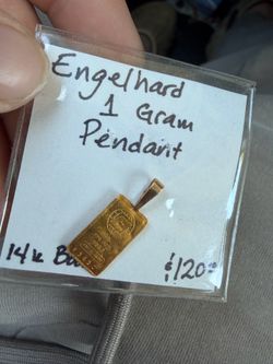 Engelhard 1G Gold Pendant - $140 Melt