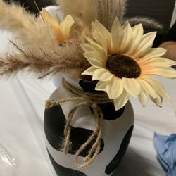 Cow Print Vase