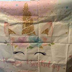 Unicorn Bday Banner 