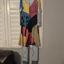 Halloween Sally Girls Costume