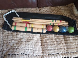 Croquet set