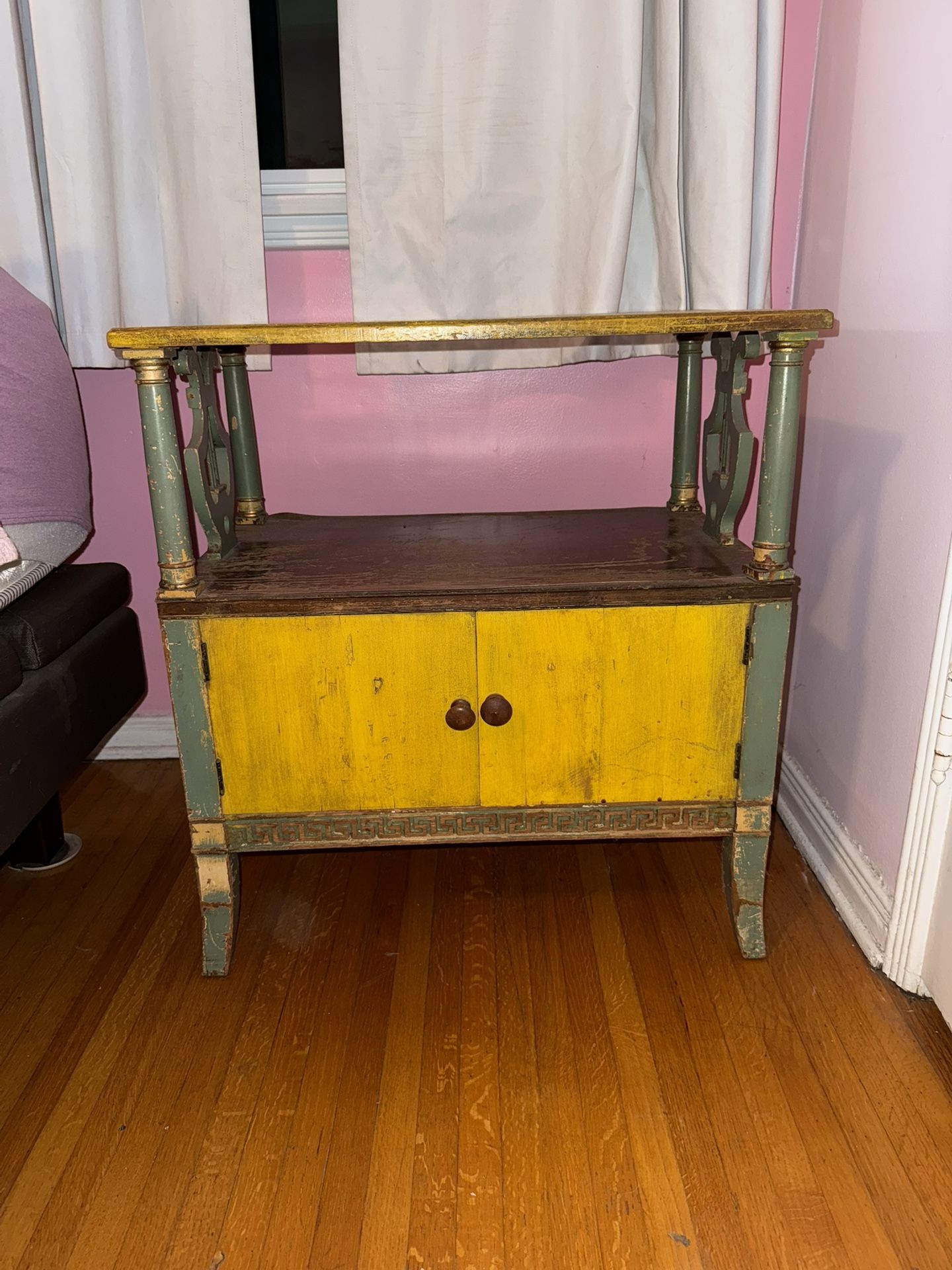 Nightstand / End Table - Distressed Style 