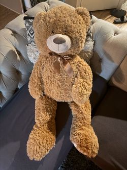 Large Brown Plush Teddy Bear
