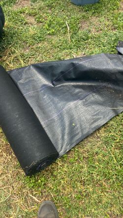 Roll weed barrier