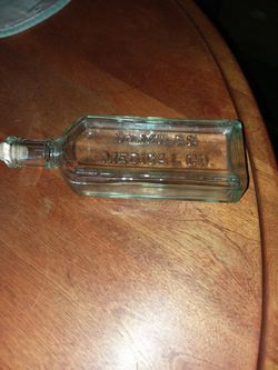 Antique medicine bottle