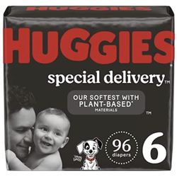 96 Ct Huggies special Delivery Hypoallergenic Diapers 35+ Lb