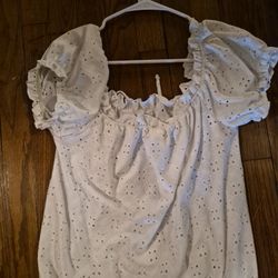 Small White Blouse