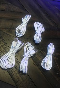 5 iPhone chargers for $15