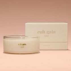 NEW CULT GAIA Zan Candle 8.5 oz GUATEMALAN CARDAMOM PINK PEPPER CEDARWOOD AMBER