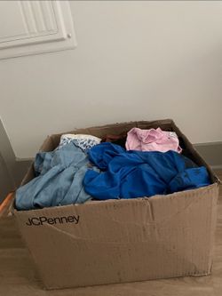 Box Full Of Clothes