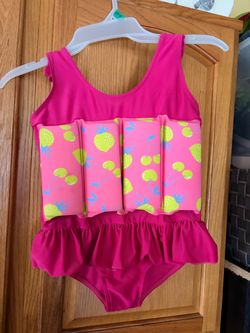 Girls Float Suit Swimsuit with Built-In Floaties