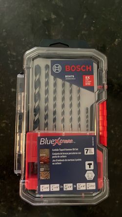 Bosch 7pc carbide tipped hammer bit set