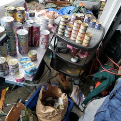 Assorted Cat Food - About 200+ Cans $40 Obo - Must Sell Asap