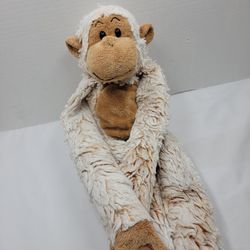 Animal Alley Toys R Us Monkey Stuffed Animal Plush 22" Long Arms Zoo Hook Beige
