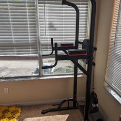 Wesfital Pull Up Bar Power Tower Dip Bar Station

