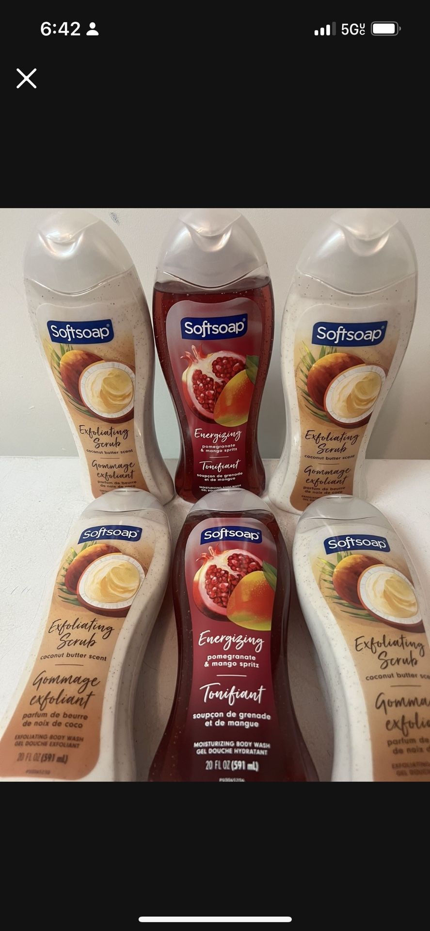 Soft Soap Body Wash 3/$10