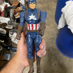 Vinatage Captain America action Figure 