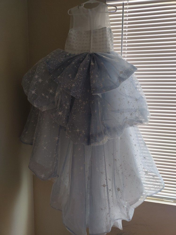 Flower Girl Dress Blueish Purple Size 10 Girls