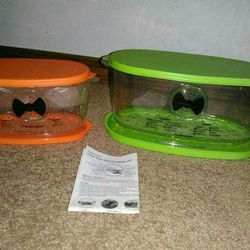 Fruit And Veggie Keeper Set! Brand New! Set Of 2 