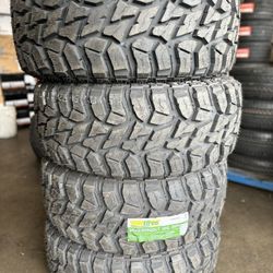 35x12.50R20 TBB 4 new tires installed and balanced included