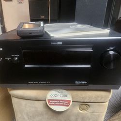 Yamaha RX-Z1 VERY heavy and Powerful @ 160WATTS @ 6 OHMS. 130WATTS @ 8 OHMS .
 Weighing in @ 67lbs . Looks and works excellent. 
