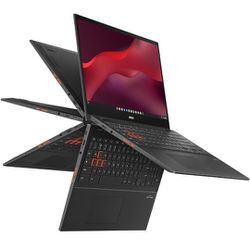 ASUS Chromebook Vibe CX55 Flip, Cloud Gaming Laptop, 15.6" Full HD 144 Hz Touch Display, Intel® Core™ i5-1135G7 Processor, 512GB SSD, 16GB RAM, Chrome