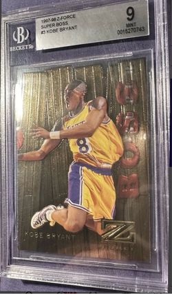 1997 Skybox Z Force Super Boss Kobe Bryant Los Angles Lakers #3 BGS “9” HOT!!