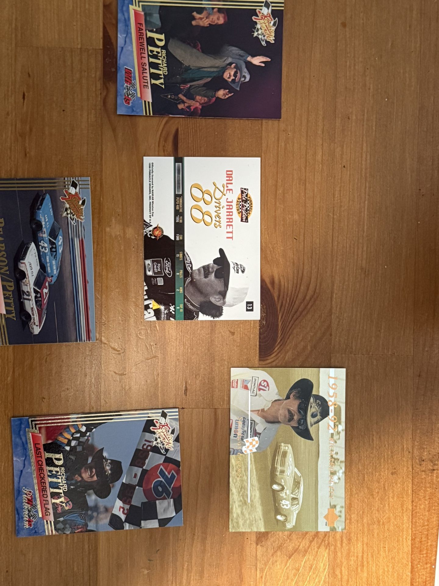 Vintage NASCAR & Indy 500 Trading Cards