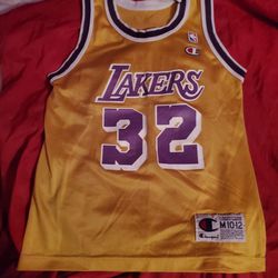 Vintage Youth M 10-12  Magic Johnson Lakers Jersey