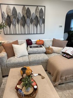 contemporary, multi-piece modular sectional sofa