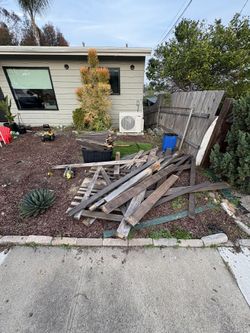 Free Old Fence Wood Lumber