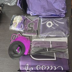 Purple Graduation Decor