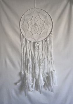 Dreamcatcher White Handmade