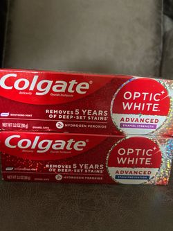 Colgate Optic White Advanced Toothpaste Set