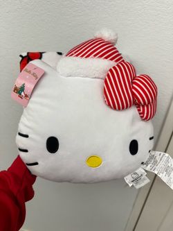 Hello Kitty Christmas Throw Blanket and Pillow Set