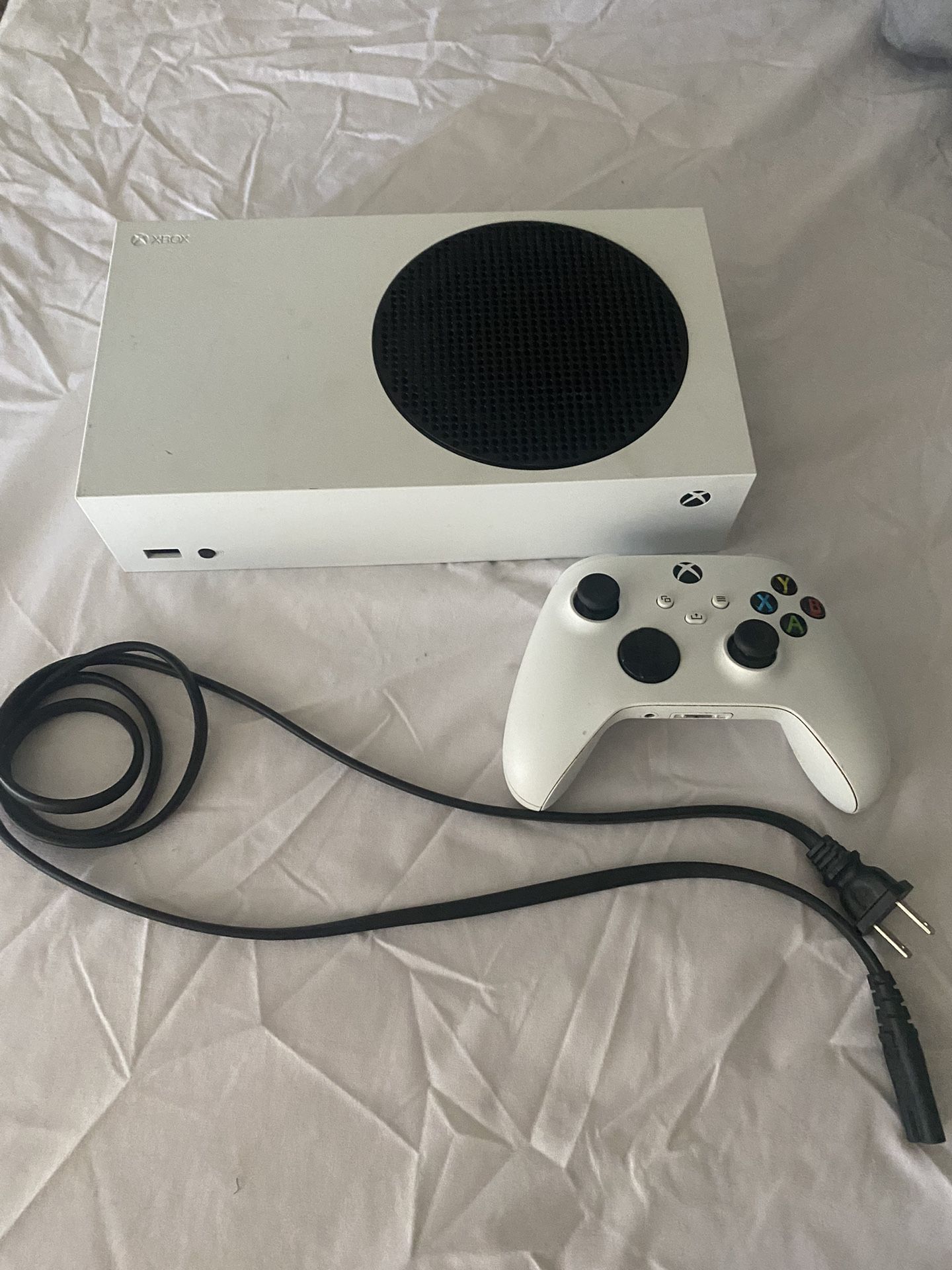 used xbox series s, xbox and controller