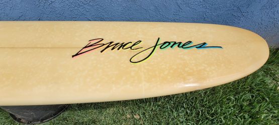 Bruce Jones Longboard, hand shaped in the mid 1990's by Bruce