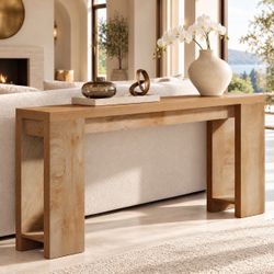 70.9" Entryway Console Table, Farmhouse Narrow Foyer Table