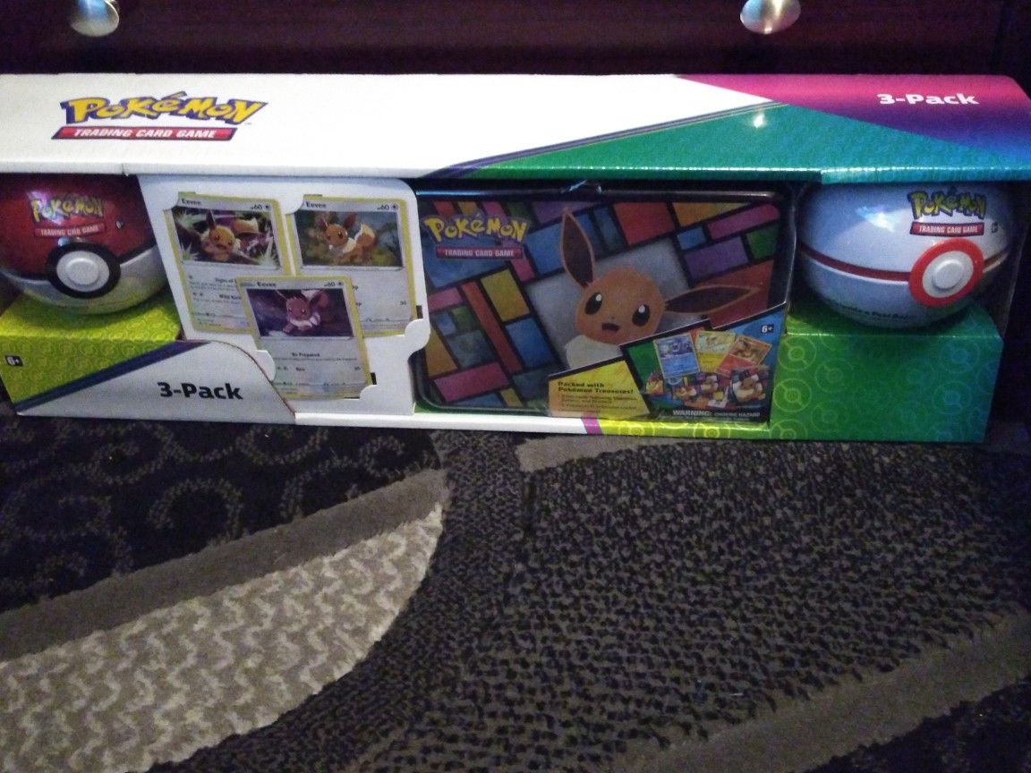Pokemon Trading Card Box 3 Pack