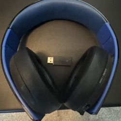 Sony PlayStation Gold Wireless Stereo Headset 7.1 Virtual Sound PS4 PS3 PS VITA 