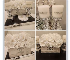 New! Silver glam fashion candles!