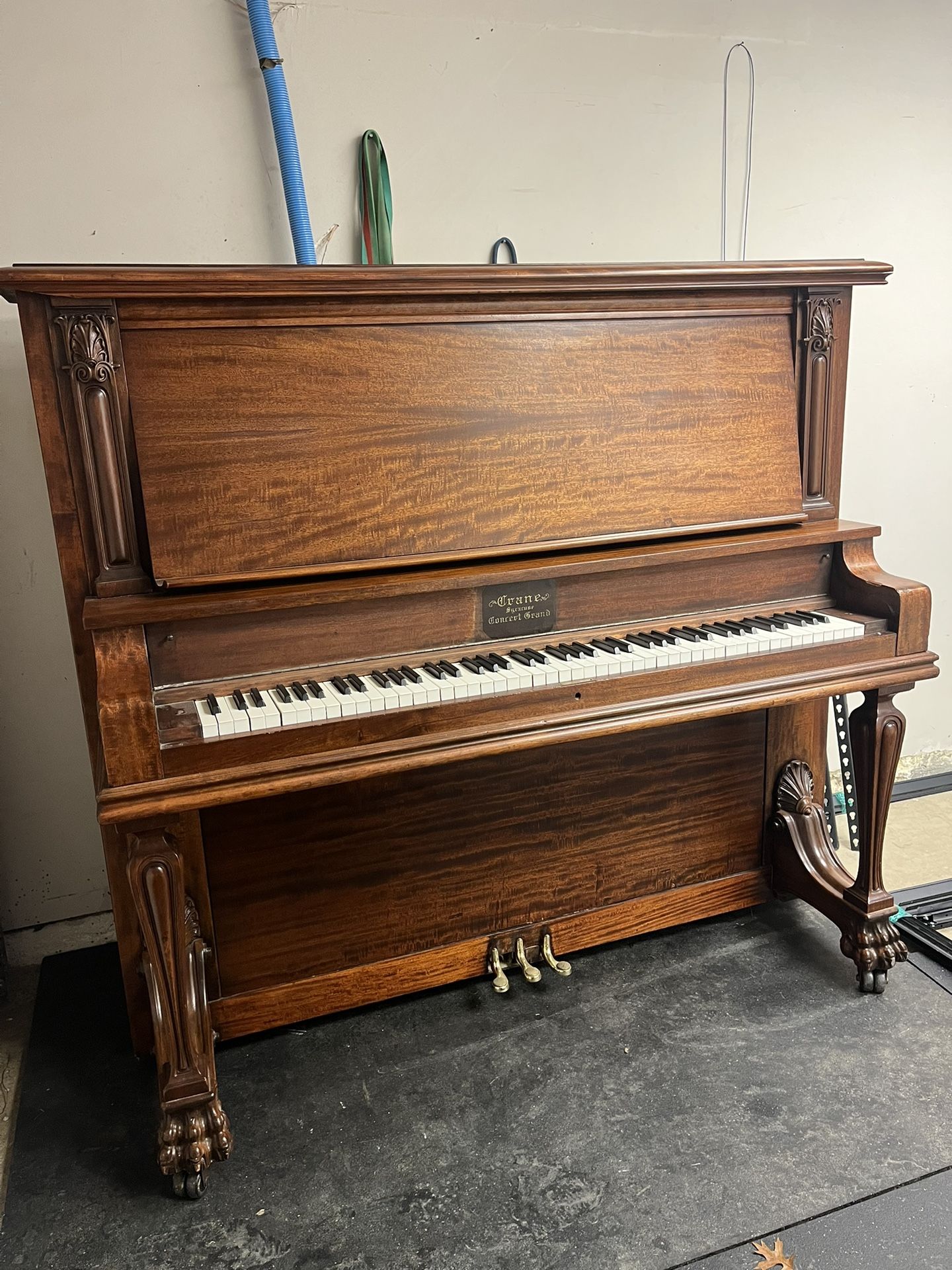 Antique Upright Piano, Built In 1900